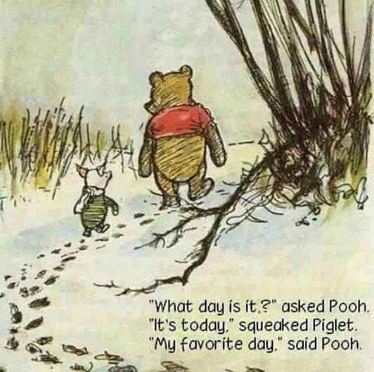 Poeh and Piglet, What day is iet...